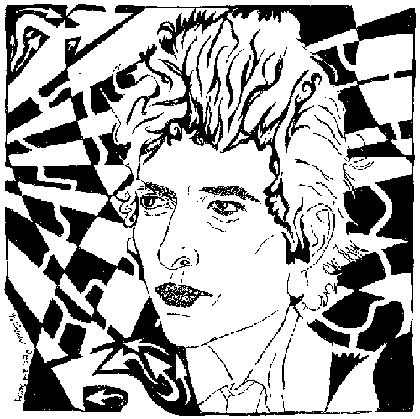 Bob Dylan Maze Portrait