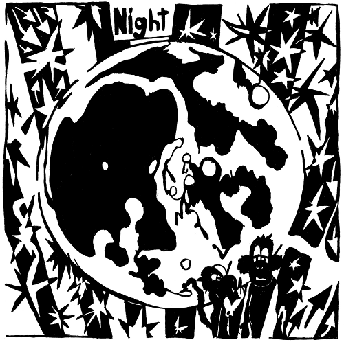 Yonatan Frimer Moon at Night Maze Art