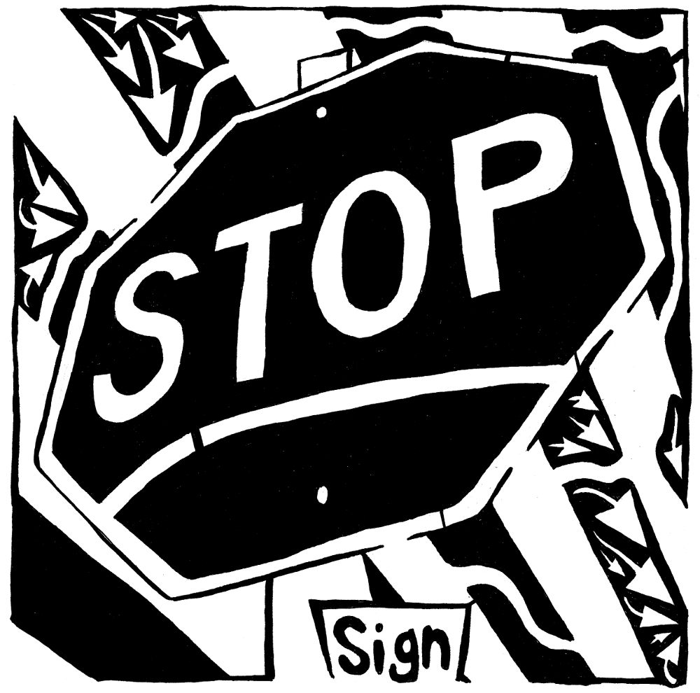 yonatan frimer stop sign maze