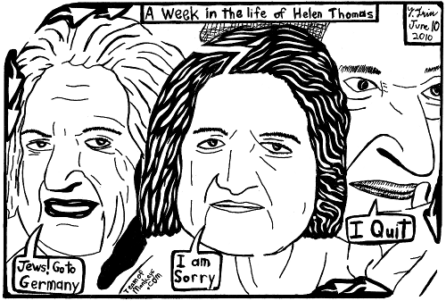 Week in the life of Helen Thomas