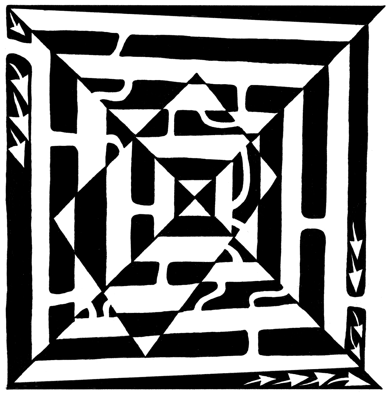 Monolith Maze by Yonatan Frimer