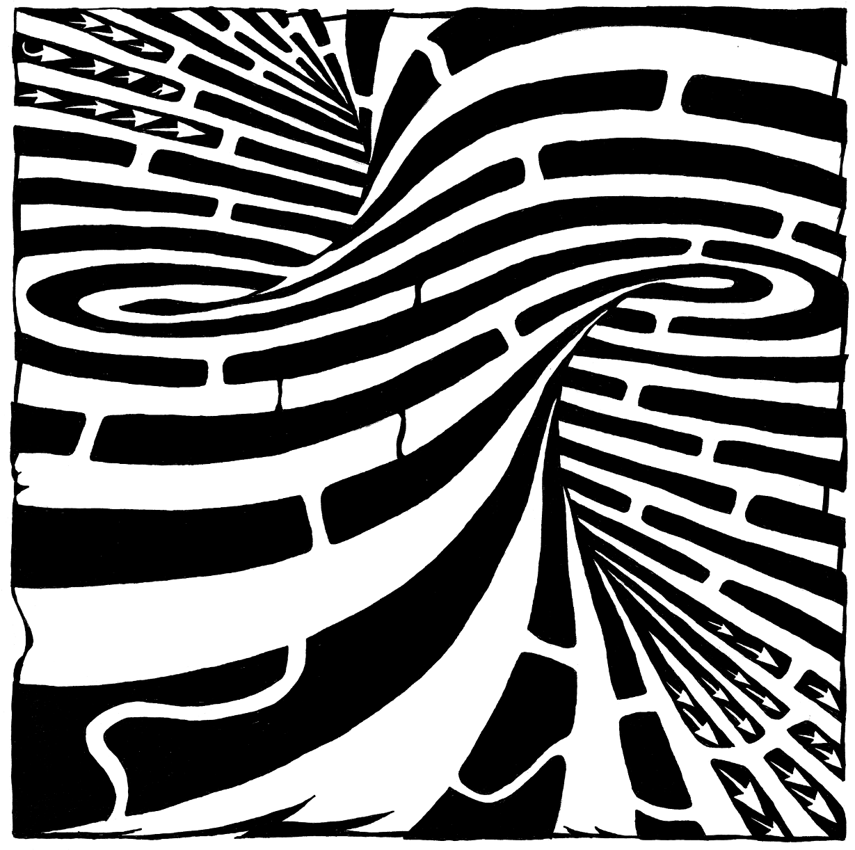 the twisted and warped maze by Yonatan Frimer