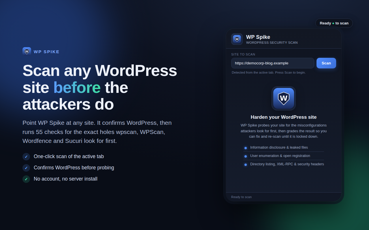 WP Spike Chrome Extension
